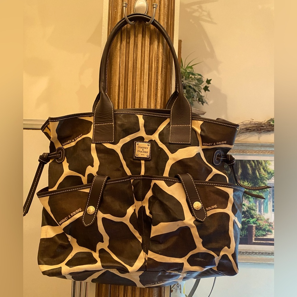 Dooney and Bourke Giraffe Print Purse